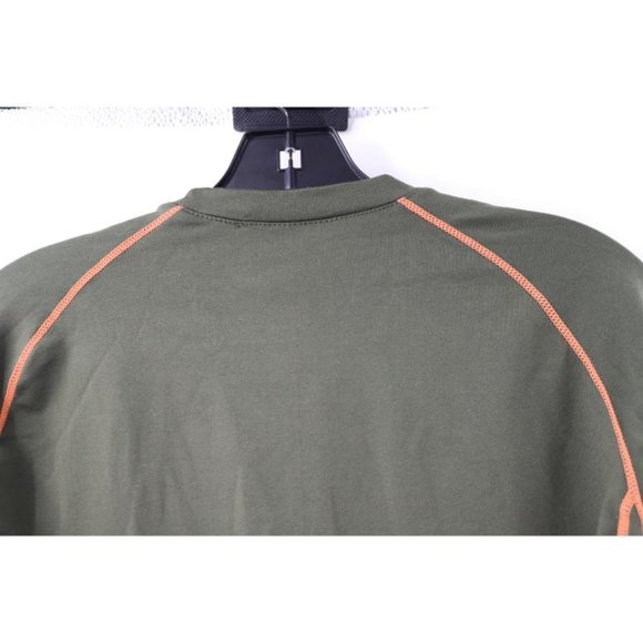 Tesla Shirt Men’s S/M Long Sleeve Compression Crew‎ Neck Training Green - Picture 8 of 12